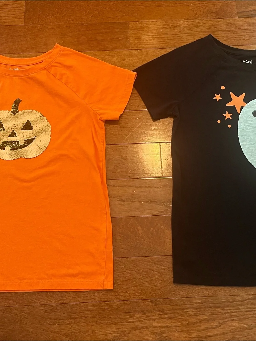 Girls Cat&Jack Halloween Reversible Sequin Shirts Size 14/16